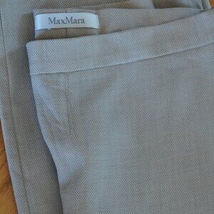 Max Mara Italy Textured Virgin Wool Knit Trousers - US 10 / IT 42
